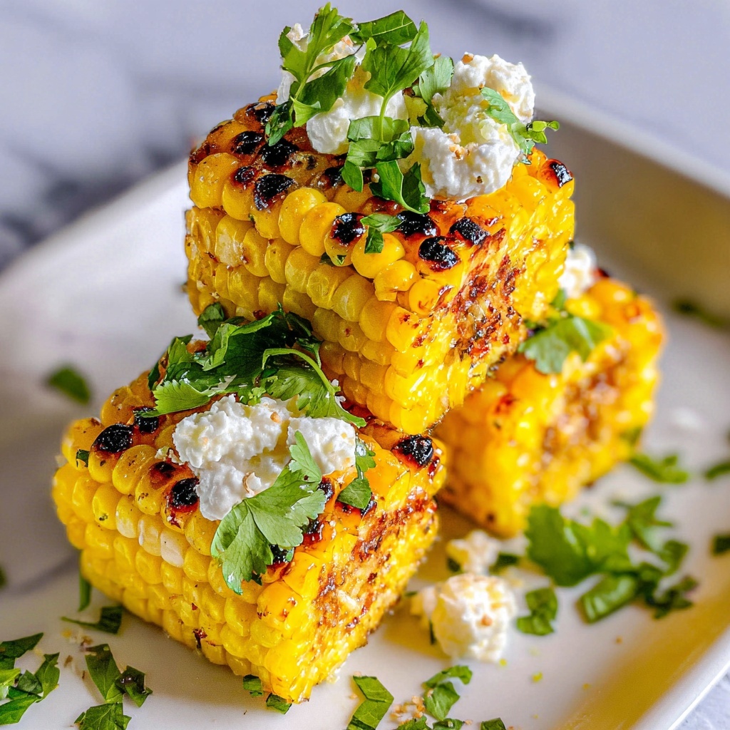 Grilled Corn with Herb Butter Recipe - Recipe Image