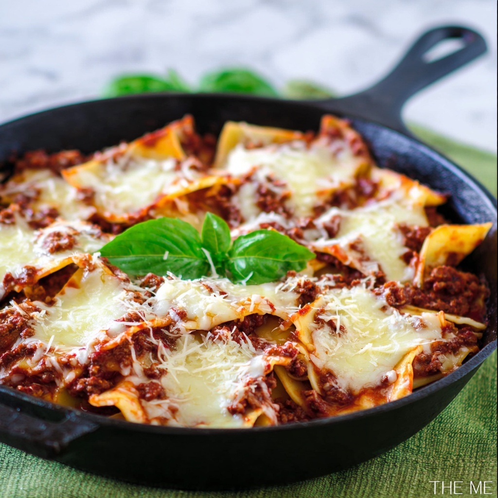 Easy Skillet Lasagna Recipe - Recipe Image