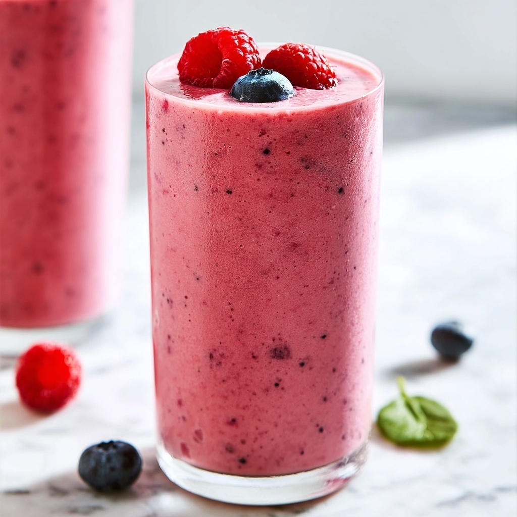 Mixed Berry Smoothie Recipe - Recipe Image