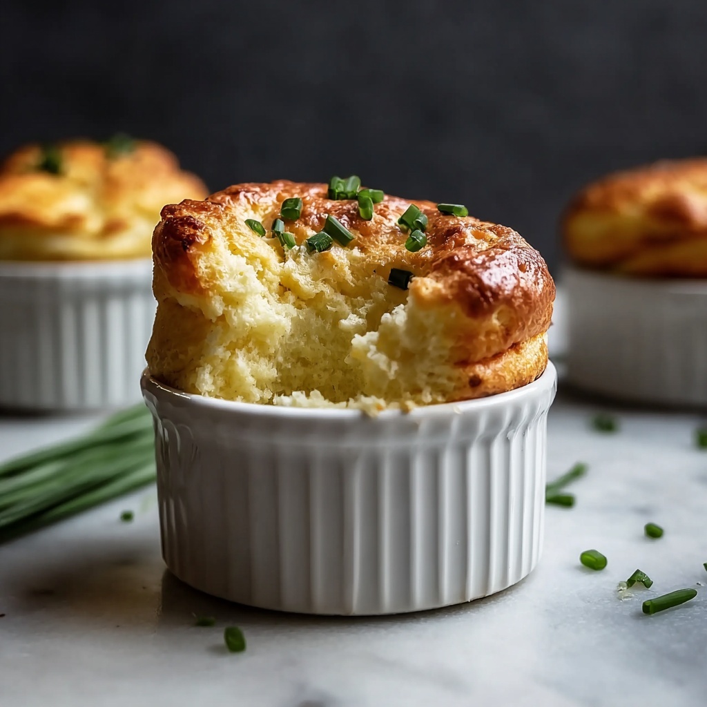 Gruyère and Chive Soufflé Recipe - Recipe Image