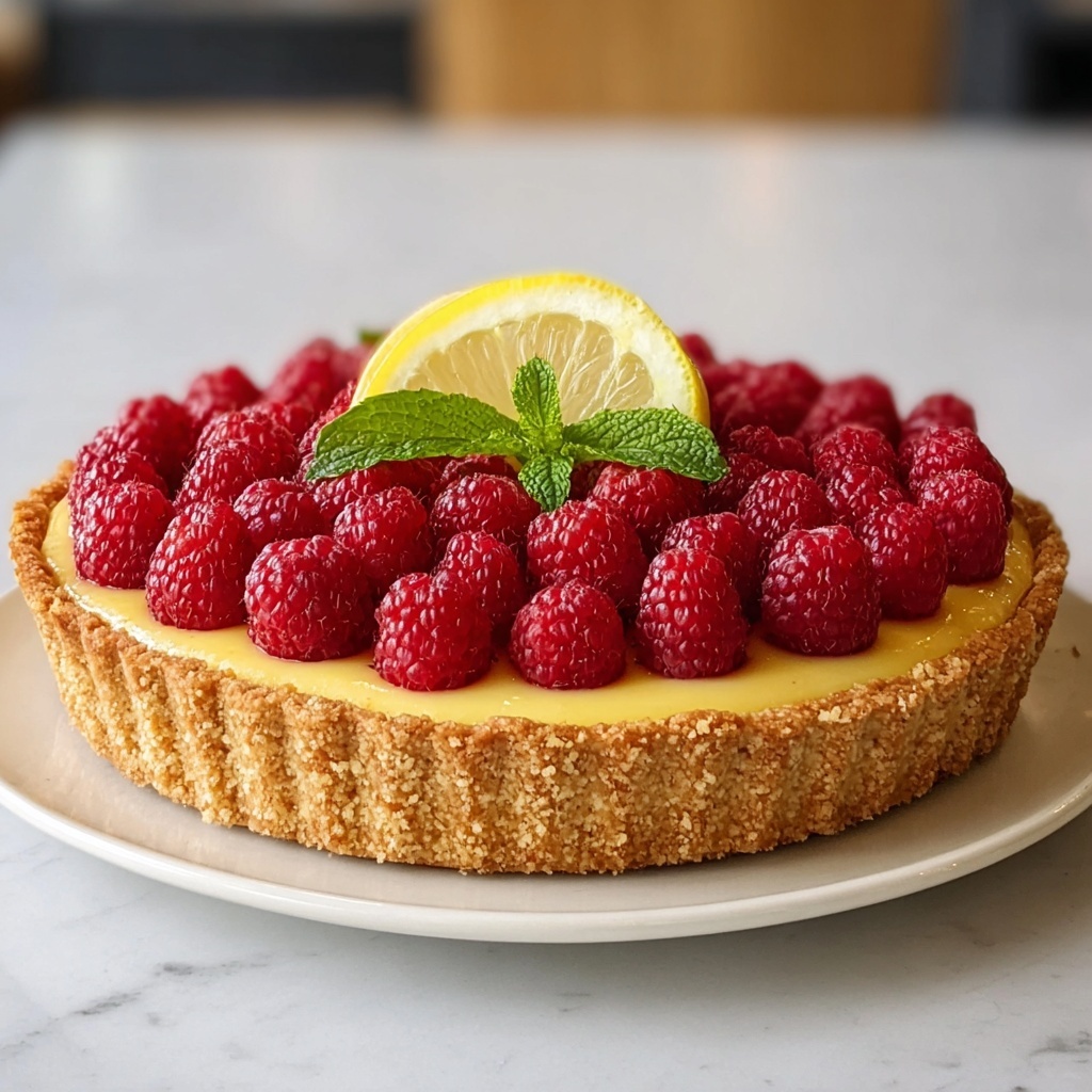 Yuzu and Raspberry Tart Recipe - Recipe Image