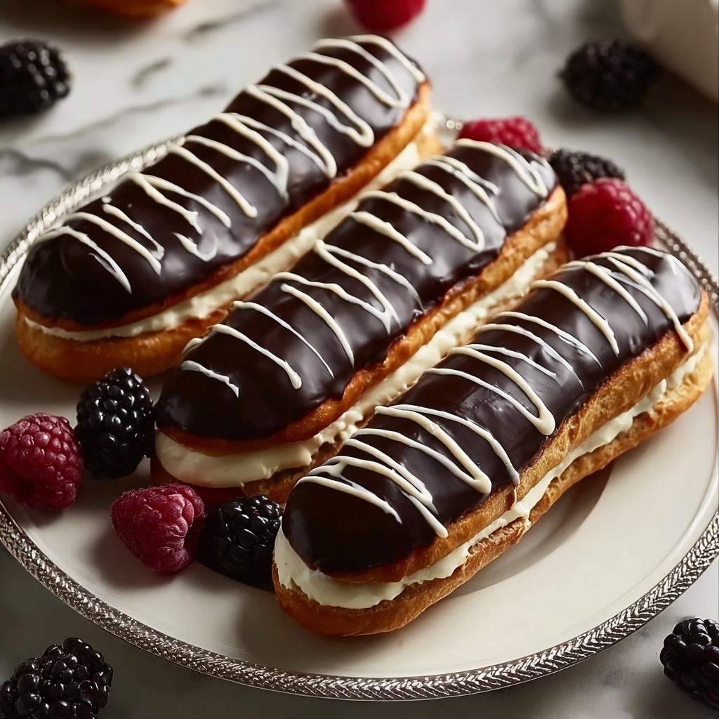 Classic Chocolate Éclairs Recipe - Recipe Image