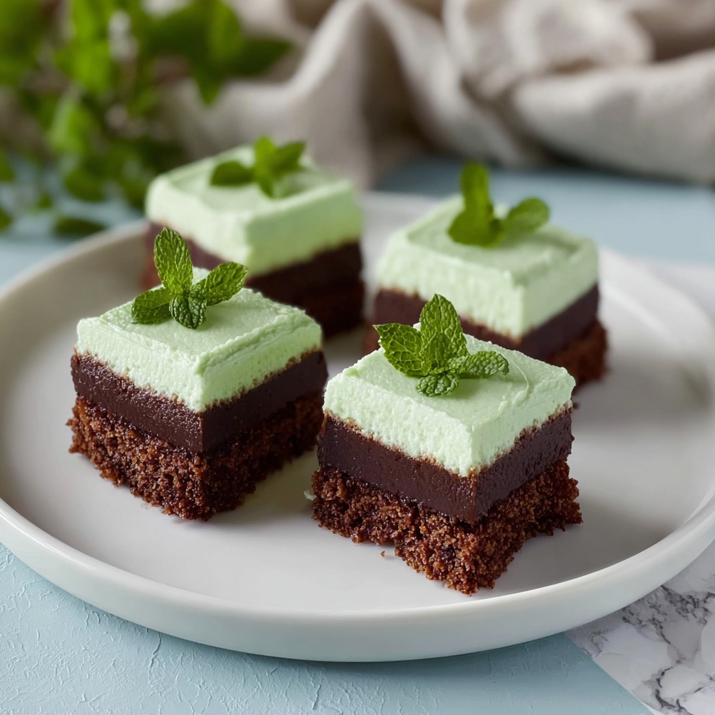 Mint Brownies Recipe - Recipe Image