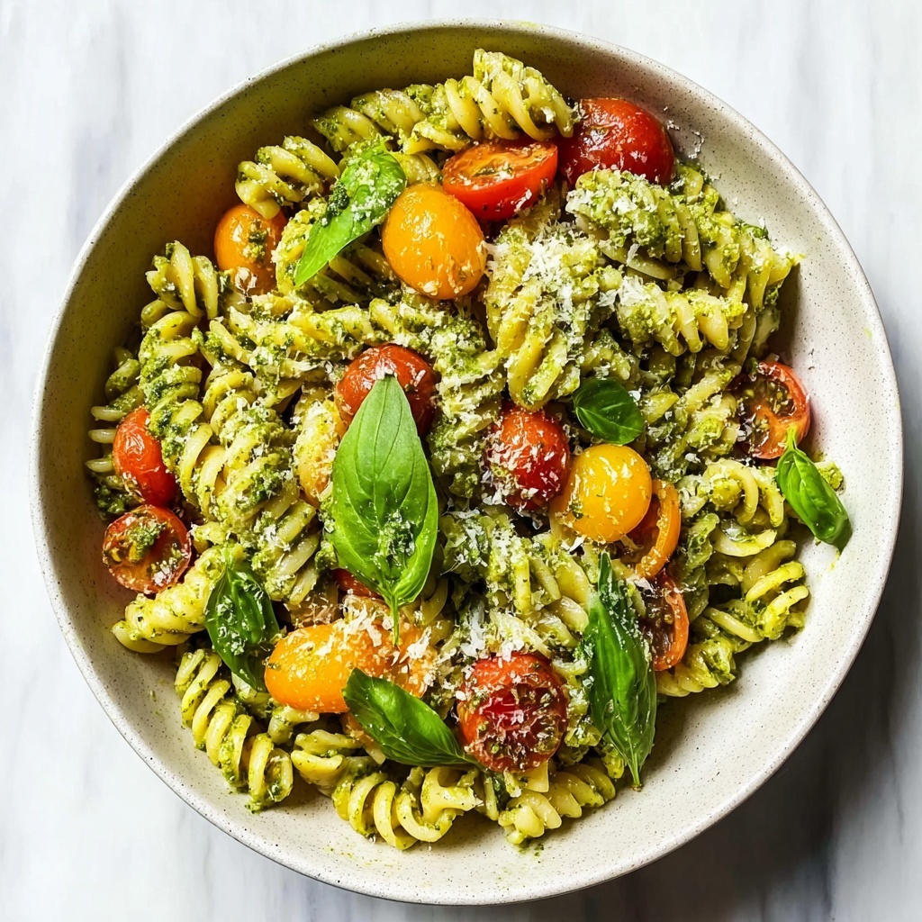 Plant-Based Pasta with Cherry Tomatoes and Basil Recipe - Recipe Image