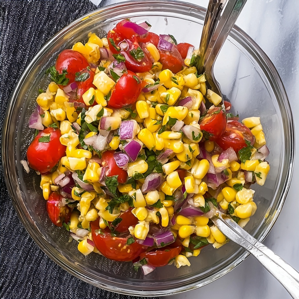 Fresh Summer Corn Salad That's Bursting with Flavor Recipe - Recipe Image