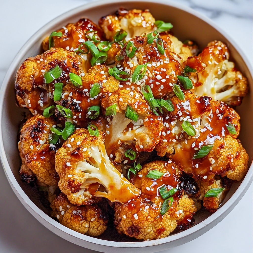 Sweet Spicy Baked Cauliflower Recipe - Recipe Image