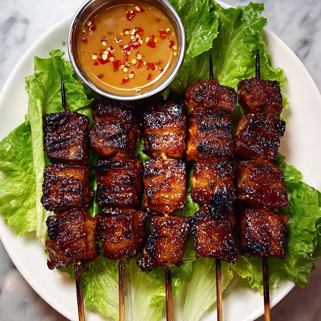 Grilled Thai Coconut Chicken Skewers with Peanut Sauce Recipe - Recipe Image