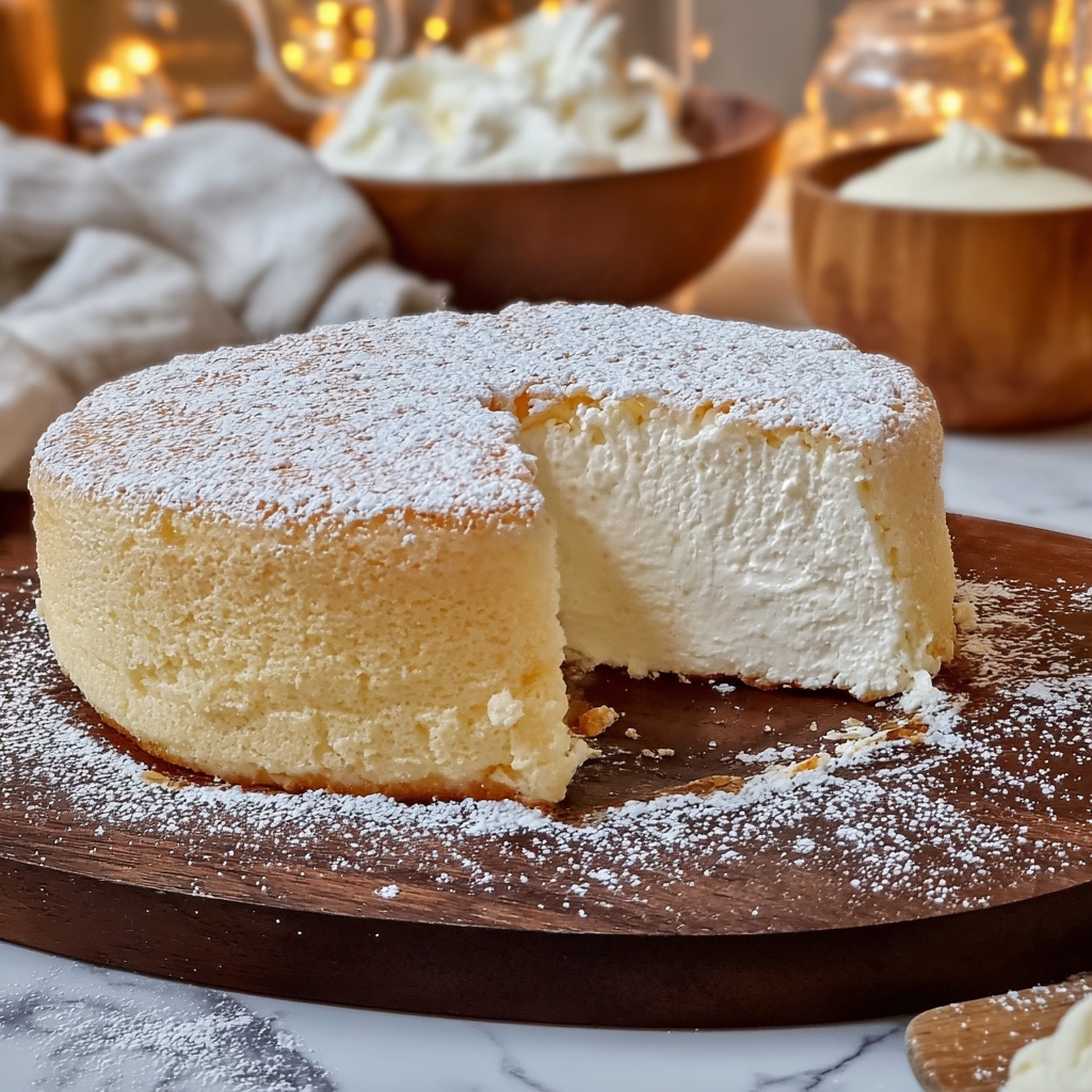 Light & Fluffy Yogurt Cloud Cake Recipe - Recipe Image