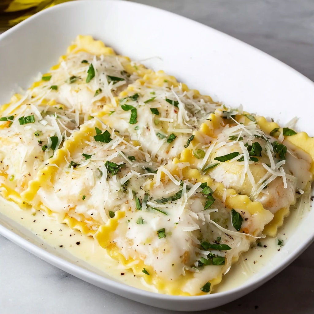 Chicken Alfredo Lasagna Rolls: A Creamy Dreamy Recipe - Recipe Image