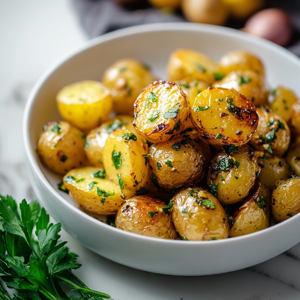 Roasted Small Potatoes with Garlic and Rosemary Recipe - Recipe Image