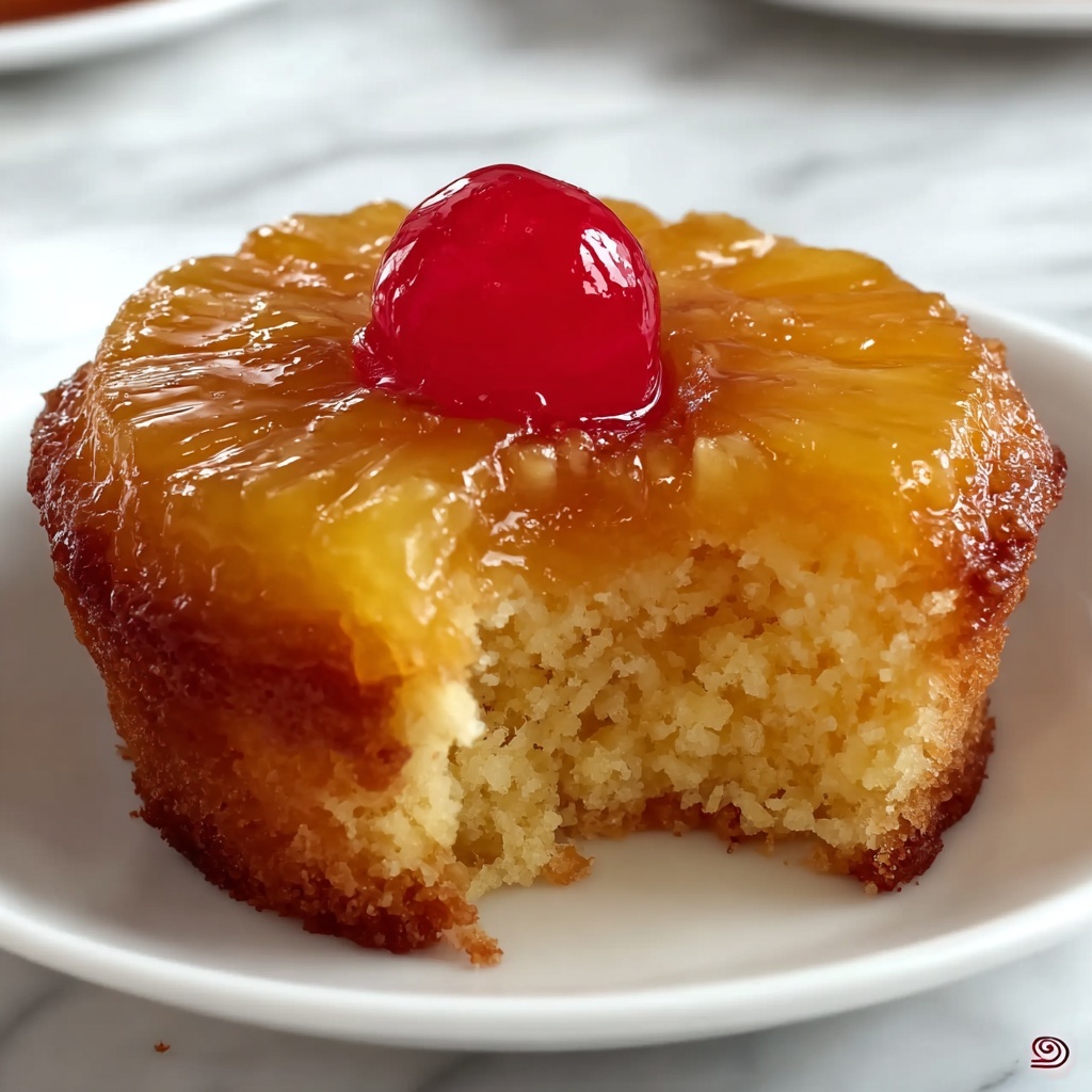 Pineapple Upside Down Cupcakes Recipe - Recipe Image