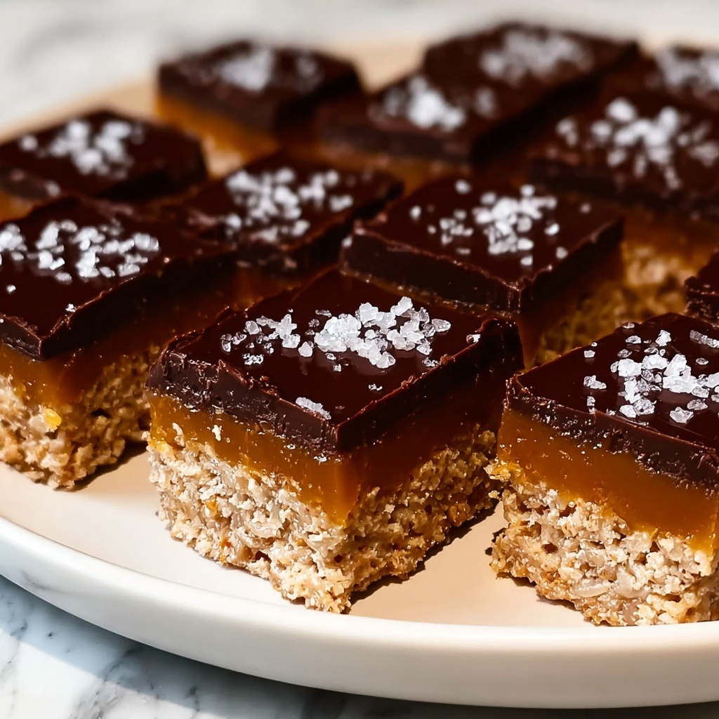 Caramel Chocolate Rice Krispies Treats Recipe - Recipe Image