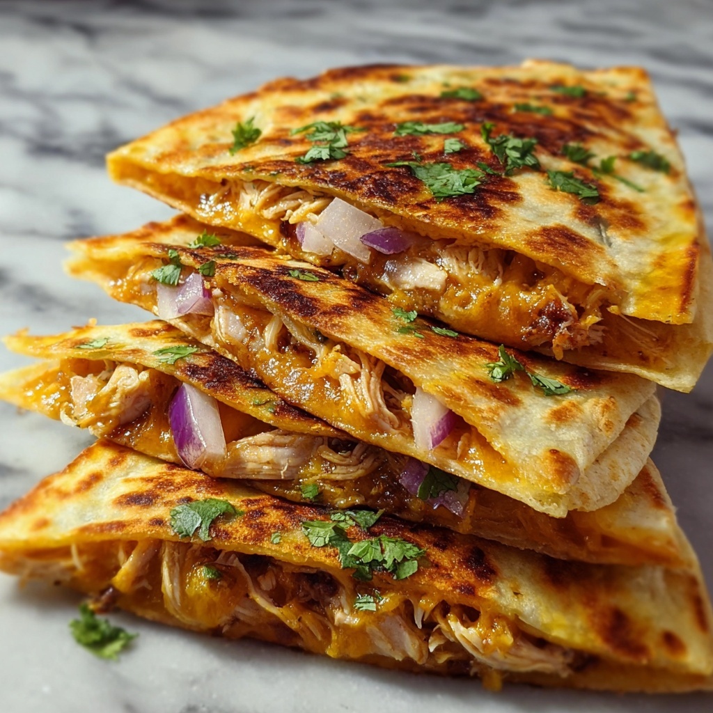 BBQ Chicken Quesadillas Recipe - Recipe Image