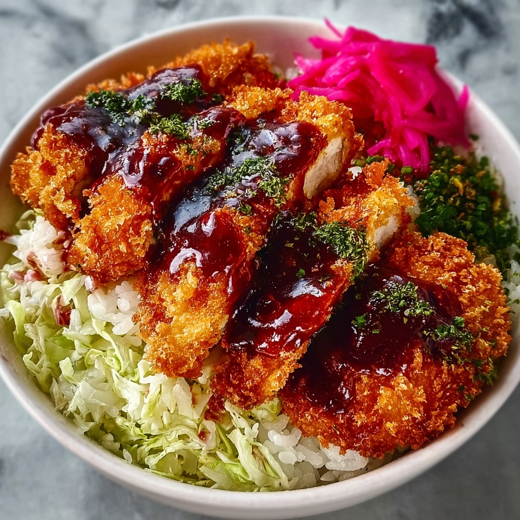 Katsu Bowls with Tonkatsu Sauce Recipe - Recipe Image