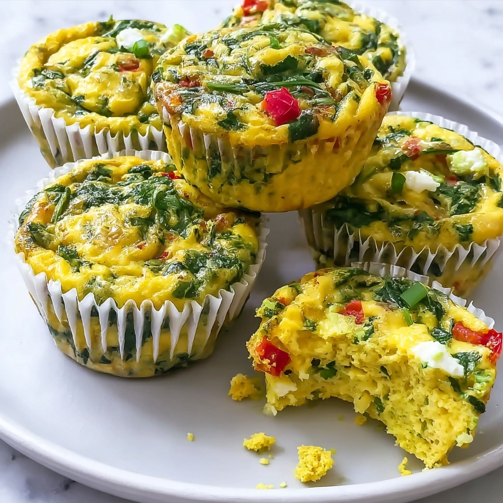 Spinach Feta Egg Muffins Recipe - Recipe Image