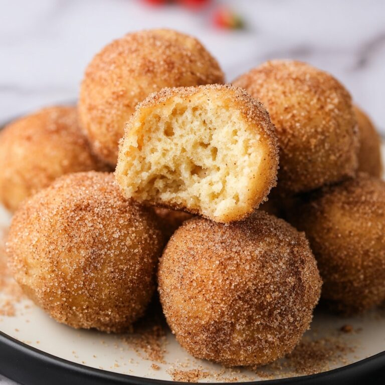 Mini Baked Cinnamon Sugar Donut Bites Recipe
