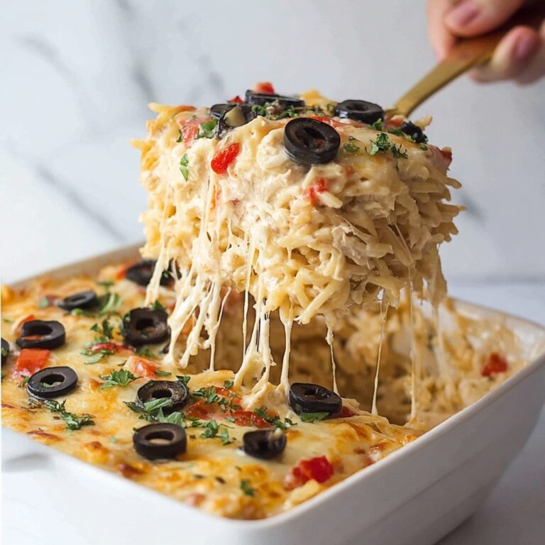 Fiesta Chicken Pasta Casserole Bake Recipe