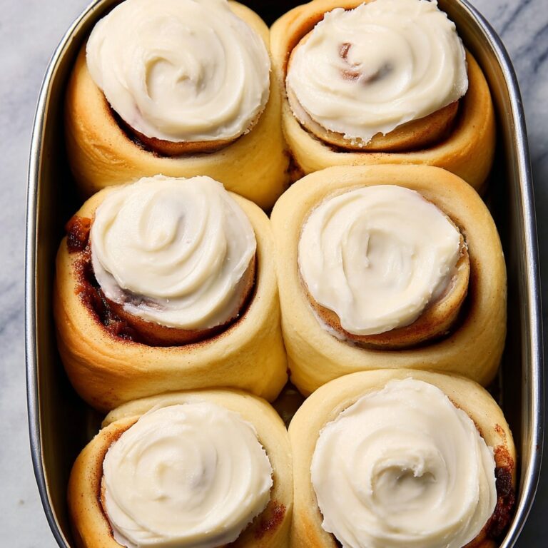 Homemade Cinnamon Rolls with Maple Cream Cheese Frosting Recipe