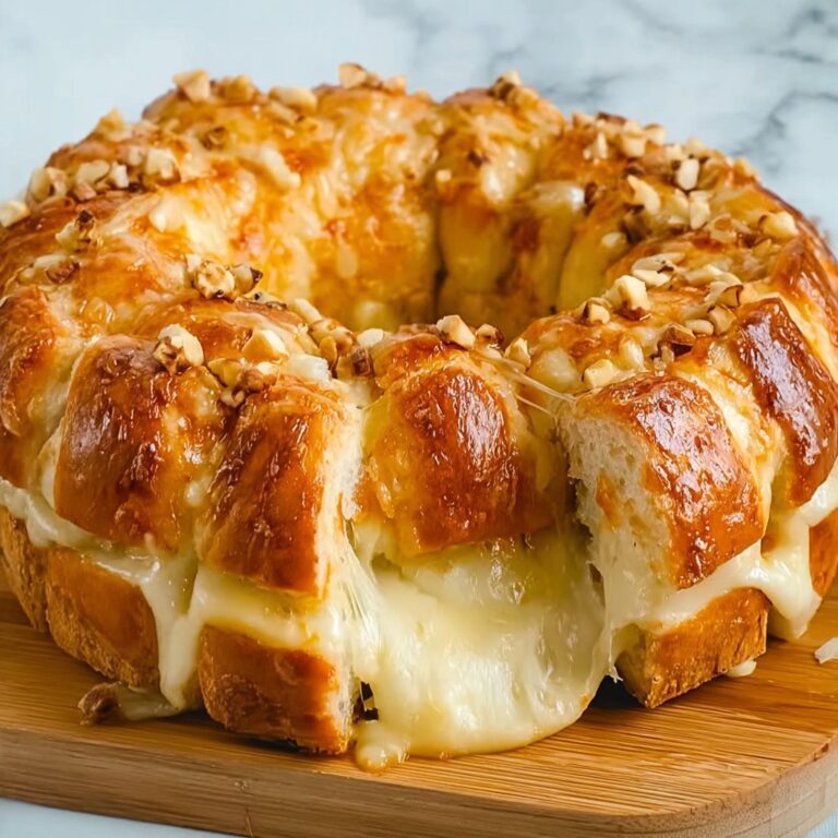 Honeycomb Bread Stuffed with Cheese – A Cheesy Delight Awaits Recipe