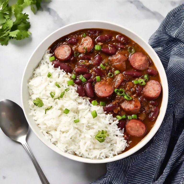 Creole Red Beans and Rice with Andouille Sausage Recipe