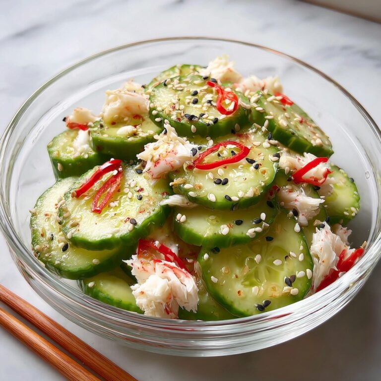 Easy California Roll Cucumber Salad Recipe