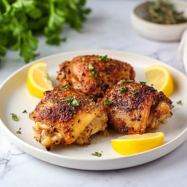 Frozen Chicken Thighs in Air Fryer Recipe
