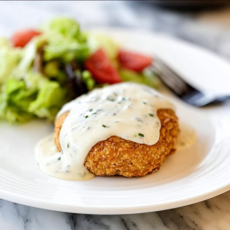 Chicken Pillows with Creamy Parmesan Sauce Recipe