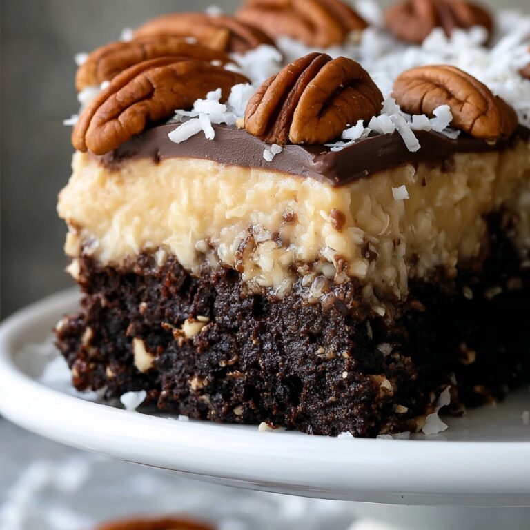 German Chocolate Pound Cake Recipe