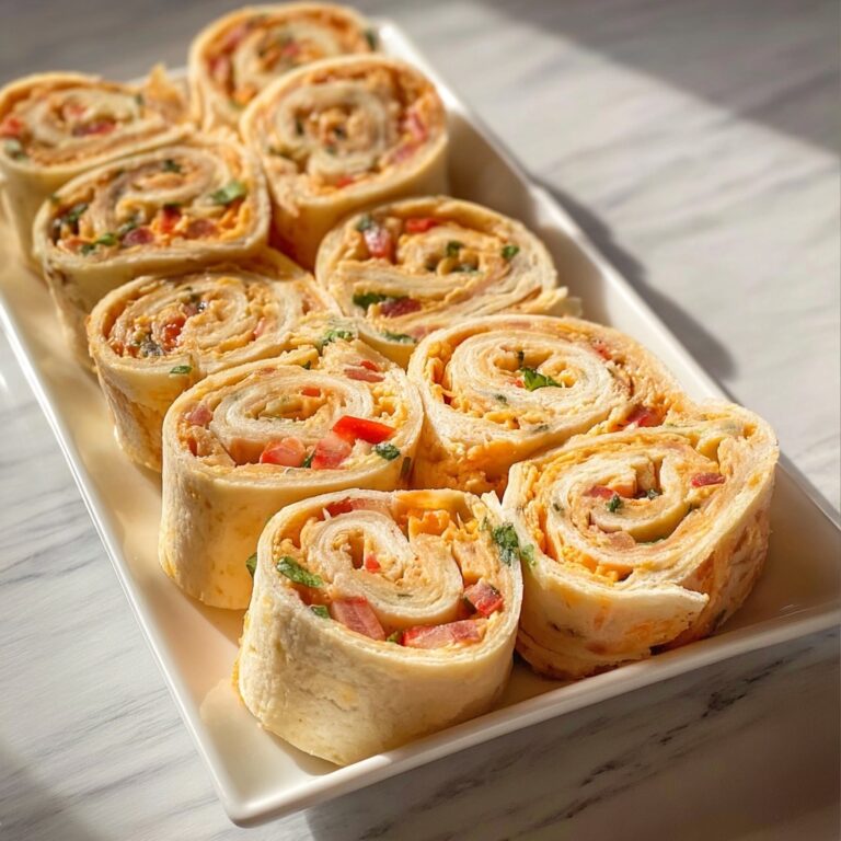 Easy Fiesta Roll Ups (Mexican Pinwheels Recipe) Recipe