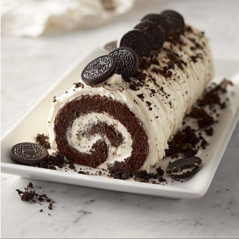 Cookies and Cream Cake Roll Recipe