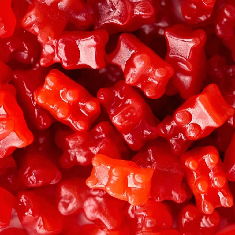 Vegan Strawberry Gummy Bears with Agar-Agar Recipe