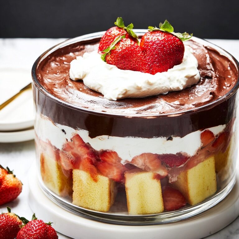 Strawberry Chocolate Pound Cake Trifle Recipe