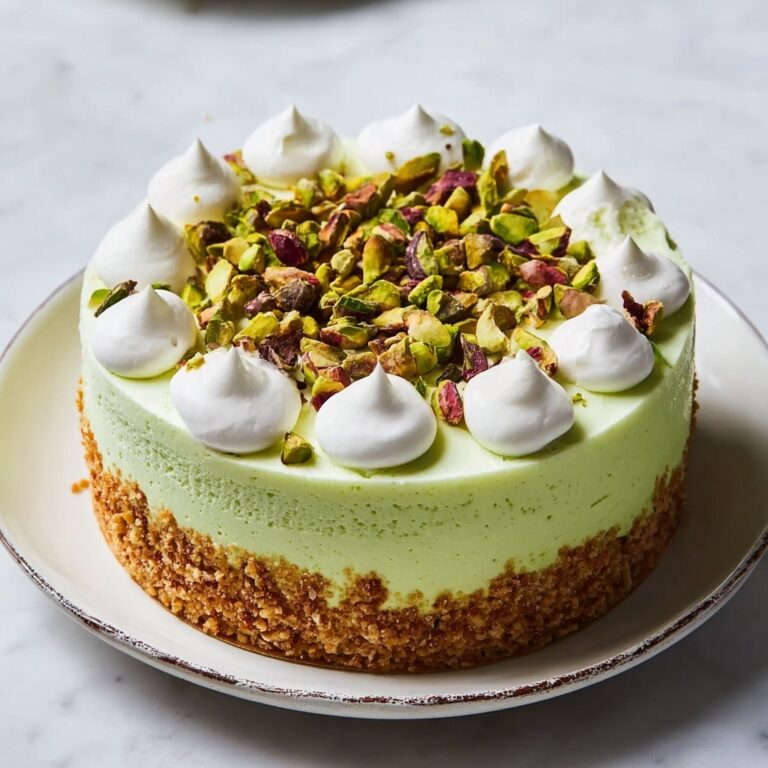 Easy No-Bake Pistachio Cheesecake Recipe