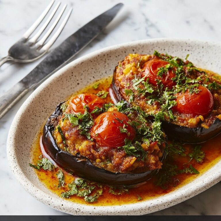 Savory Stuffed Eggplant: A Flavor-Packed Dinner Delight Recipe