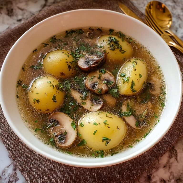 Russian Potato and Mushroom Soup Recipe