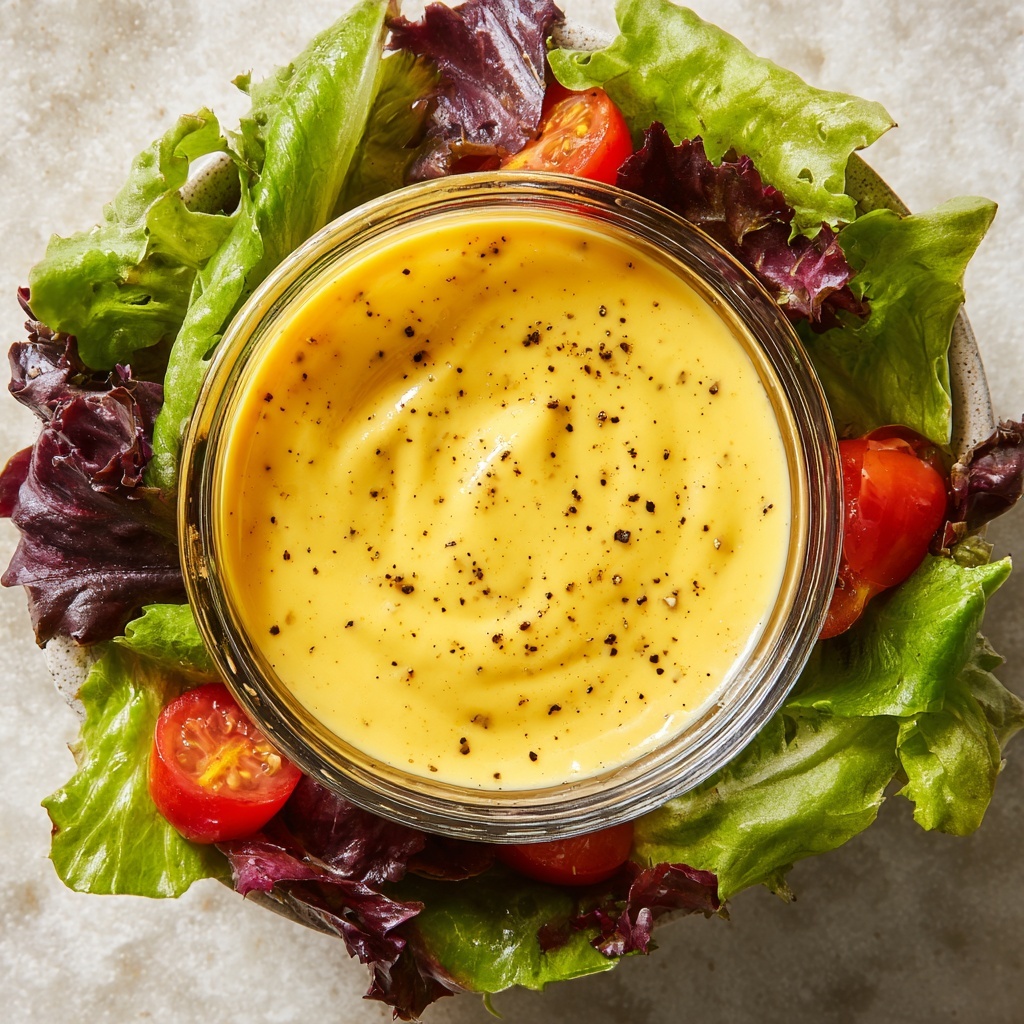 Homemade Honey Mustard Dressing Recipe - Recipe Image