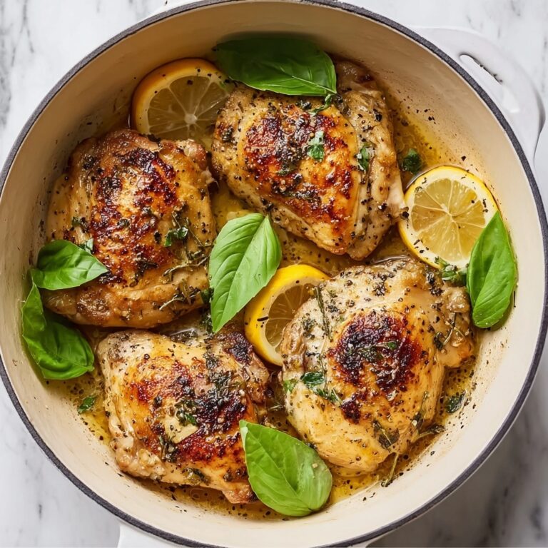 One-Pan Lemon Basil Chicken Recipe