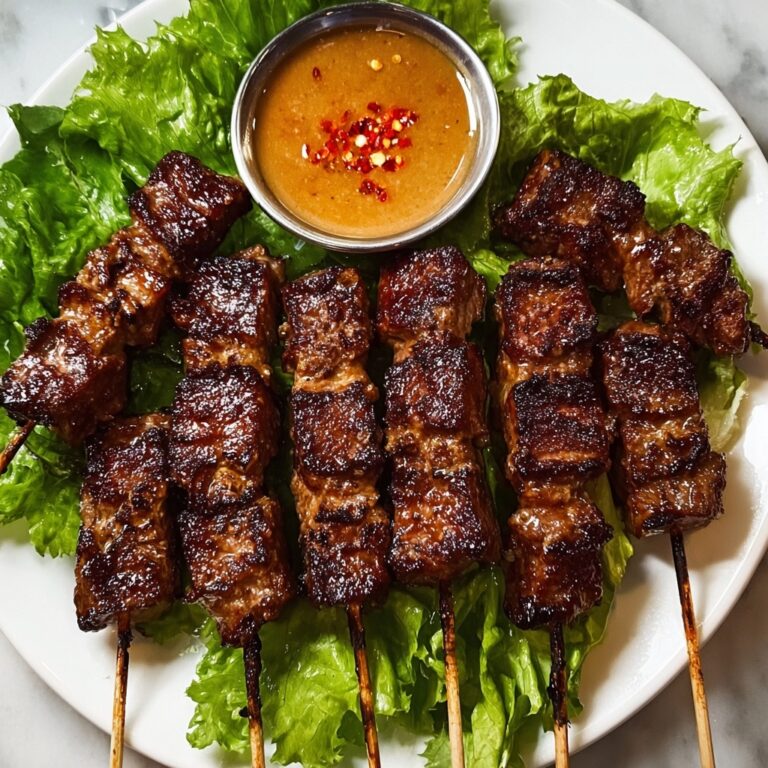 Grilled Thai Coconut Chicken Skewers with Peanut Sauce Recipe