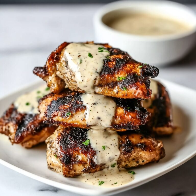 Cajun Grilled Chicken with Alabama White Sauce Recipe