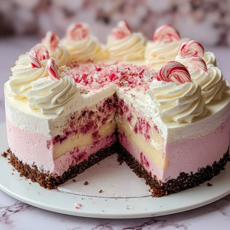 Ultimate Festive Peppermint Ice Cream Cake Recipe