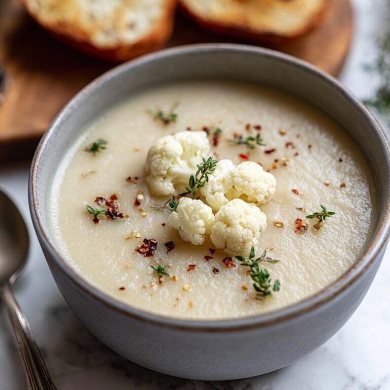 Vegan Cauliflower Soup Recipe
