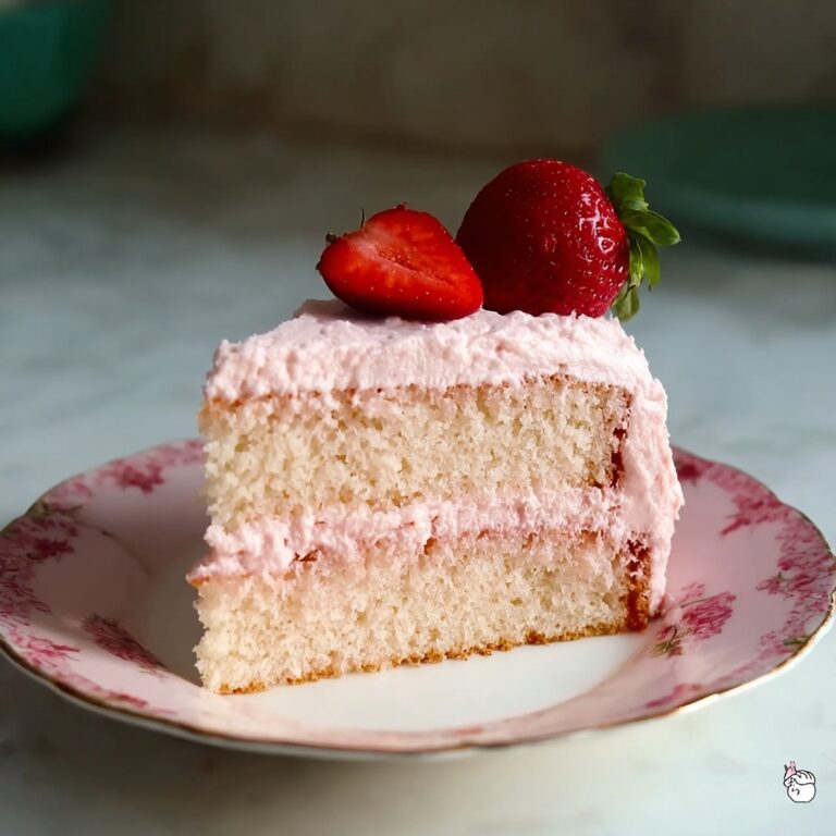 Homemade Strawberry Cake Recipe