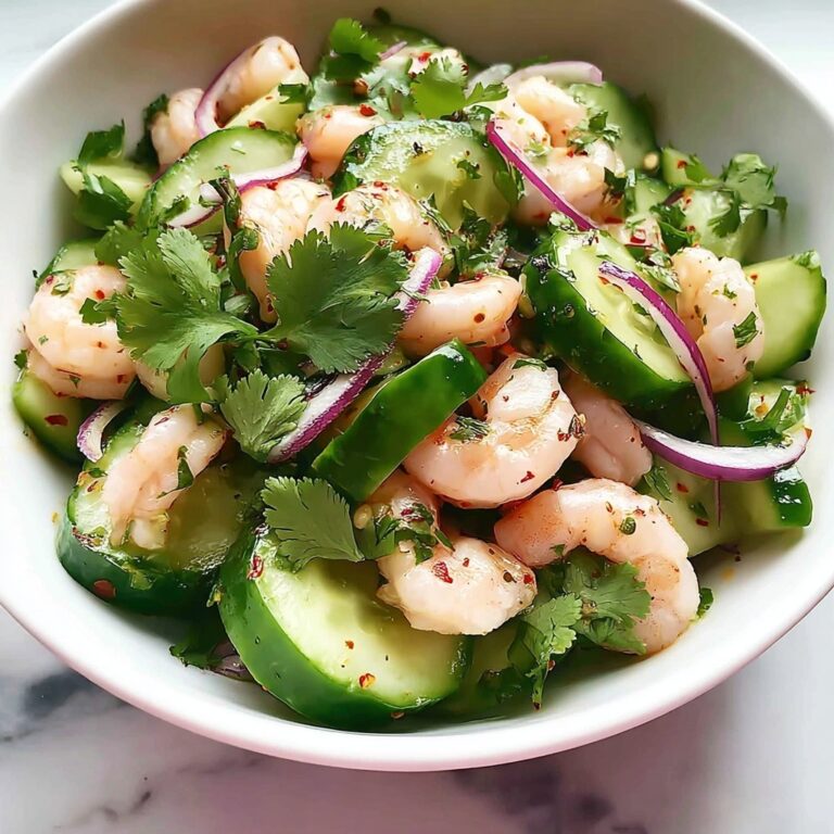 Cucumber Shrimp Salad: A Refreshing 5-Minute Delight Recipe