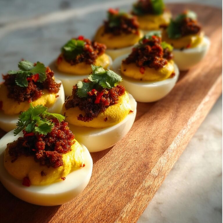 Jalapeno Deviled Eggs with Ground Beef Recipe