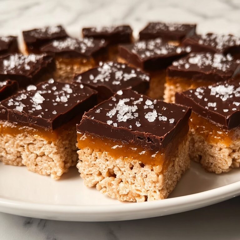 Caramel Chocolate Rice Krispies Treats Recipe