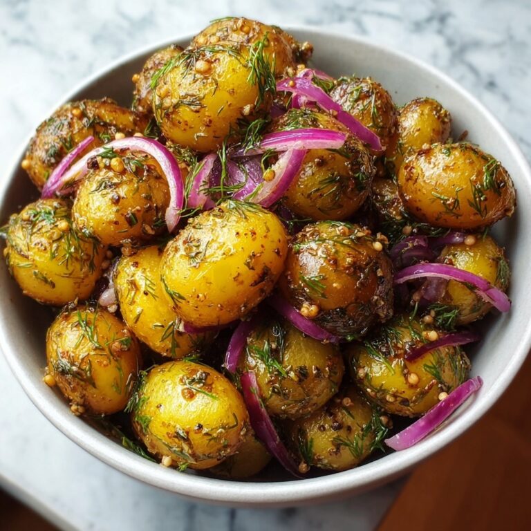 Honey Mustard Baby Potato Salad with Fresh Dill Recipe