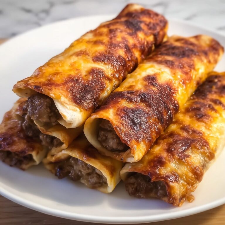 Cheeseburger Egg Rolls Recipe