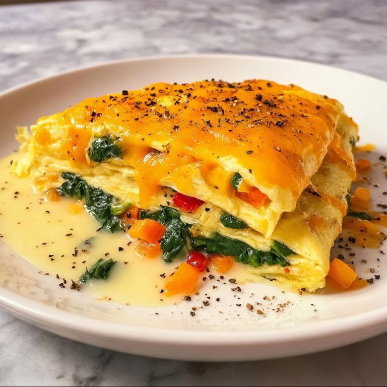 Cheesy Veggie Omelette Bake: 5 Flavorful Layers to Love Recipe