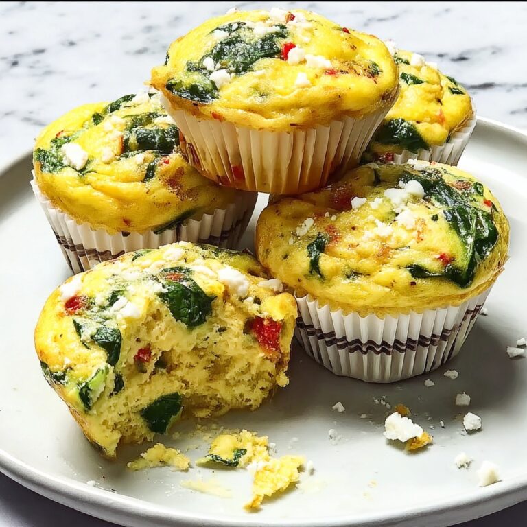 Spinach Feta Egg Muffins Recipe