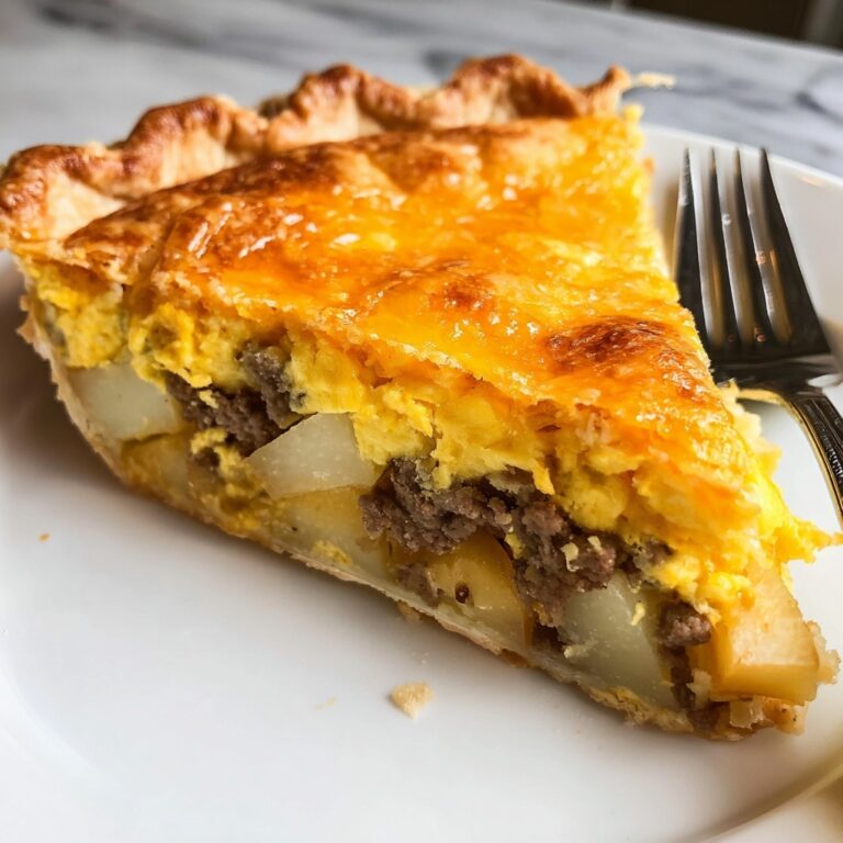 Hashbrown Sausage Breakfast Pie Recipe